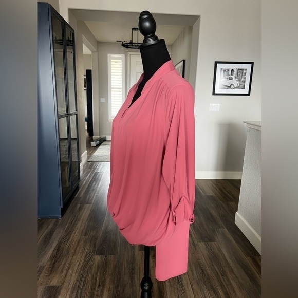 LISA RINNA TWIST FRONT TOP WITH CAMI - MEDIUM - Mauvewood - - Picture 4 of 7